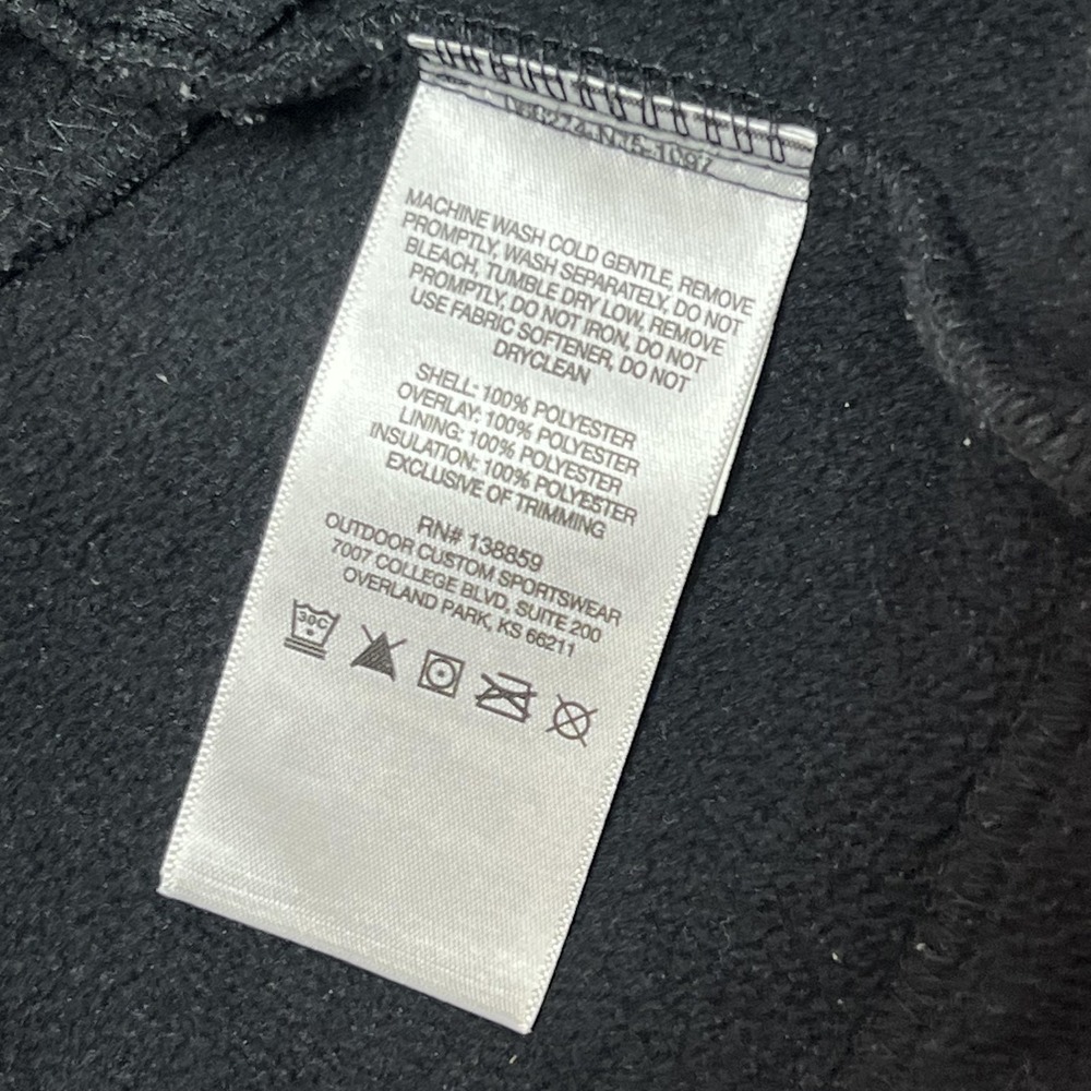 Columbia Omni-Heat Jacket Womens Large Black Fleece Lined Full Zip Canvas Credit - Picture 7 of 12